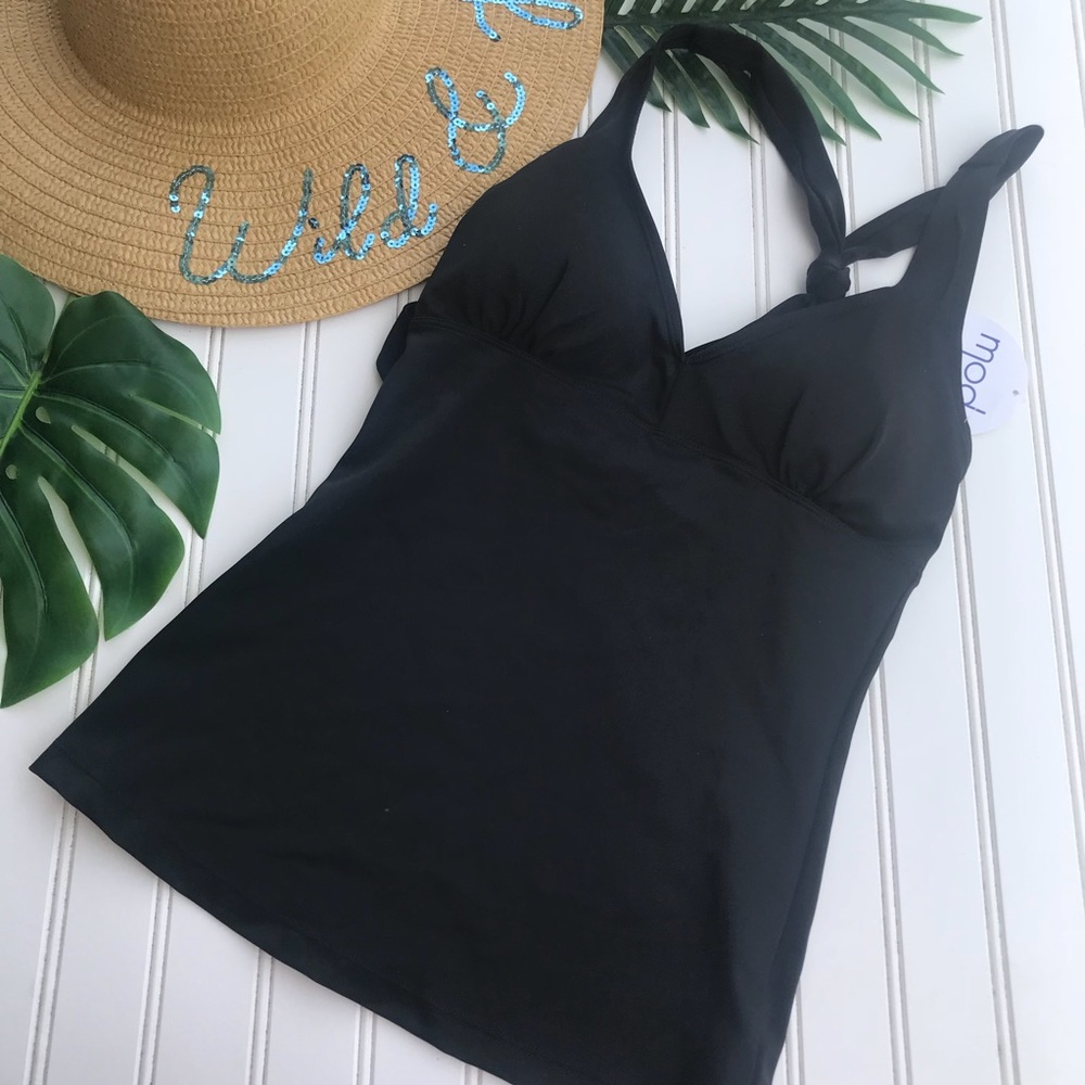 Mod Bod Halter Bikini Tank NWT! built in Cups